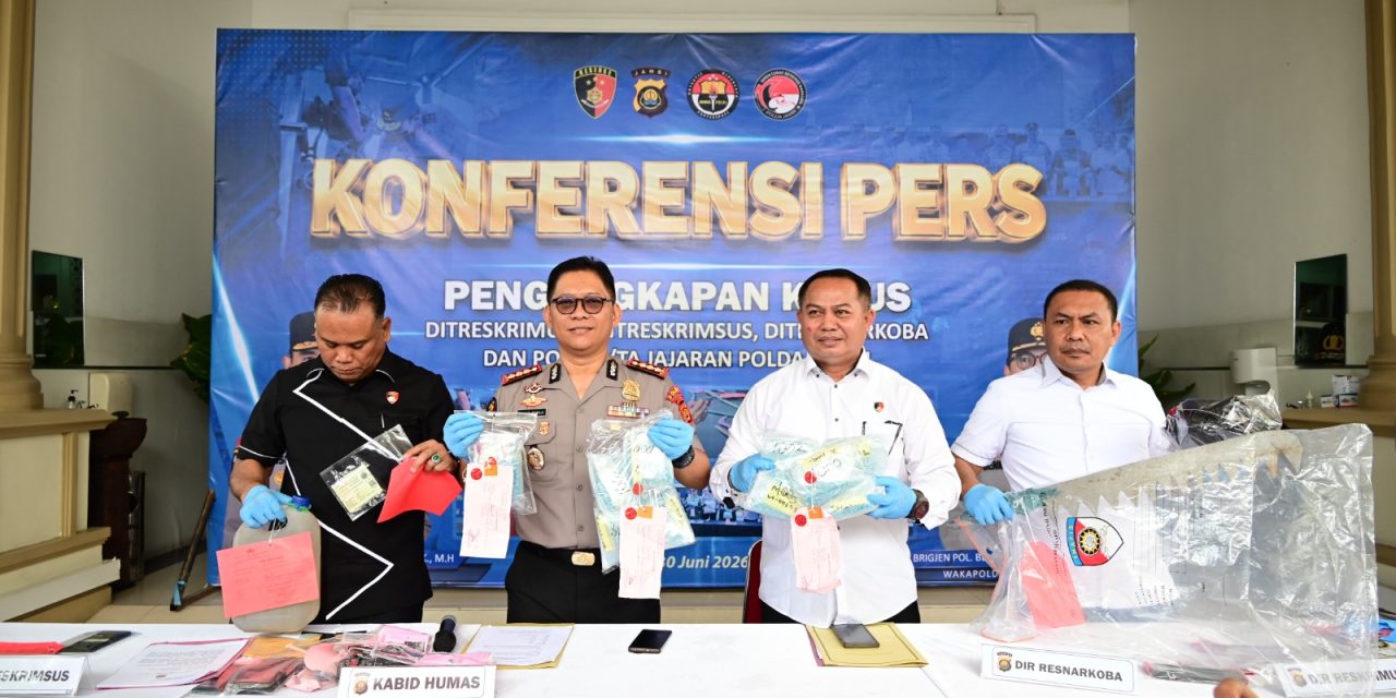 Polda Jambi Ungkap Ratusan Kasus Kejahatan Selama Semester I 2026, Narkoba Hingga PETI Jadi Sorotan