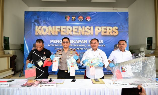 Polda Jambi Ungkap Ratusan Kasus Kejahatan Selama Semester I 2026, Narkoba Hingga PETI Jadi Sorotan