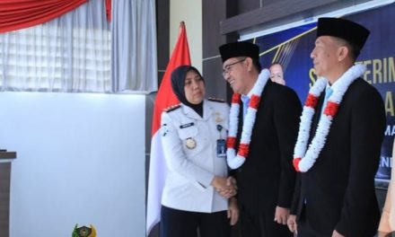 Kalapas Perempuan Jambi Hadiri Pisah Sambut Kepala Lapas Kelas IIB Muara Bungo