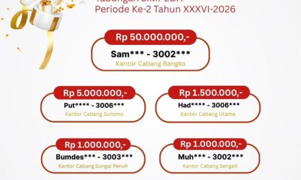 Bank Jambi Apresiasi Nasabah Melalui Undian Simpeda Nasional 2026, Hadiah Miliaran Rupiah Jadi Daya Tarik