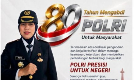 Kalapas Perempuan Kelas IIB Jambi Sampaikan Ucapan Selamat Hari Bhayangkara Ke-80