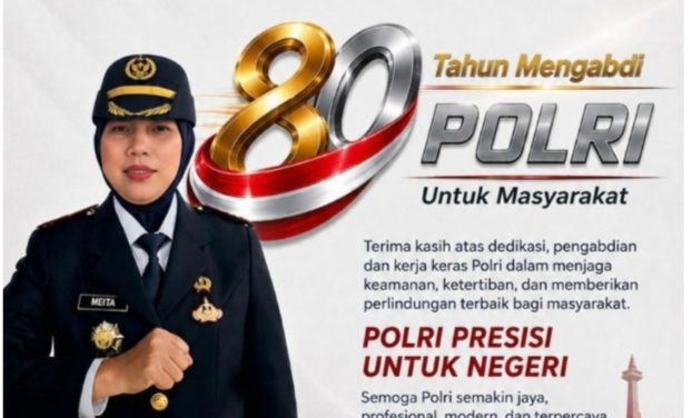 Kalapas Perempuan Kelas IIB Jambi Sampaikan Ucapan Selamat Hari Bhayangkara Ke-80