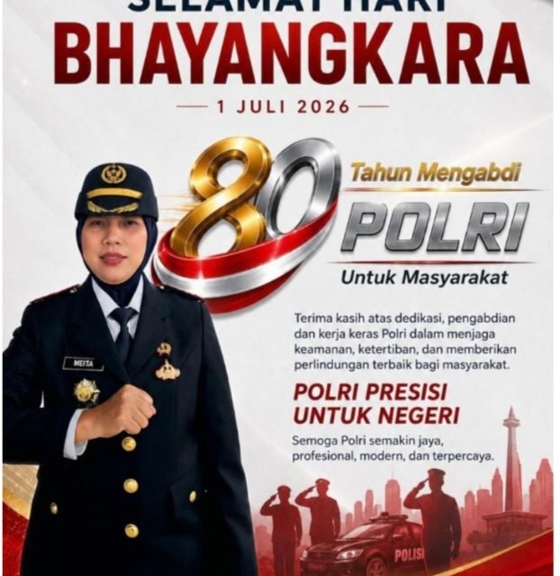 Kalapas Perempuan Kelas IIB Jambi Sampaikan Ucapan Selamat Hari Bhayangkara Ke-80