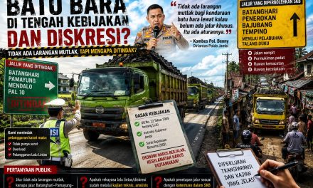 Dirlantas Polda Jambi Kepolisian Fokus Tegakkan Aturan Lalu Lintas, Bukan Larangan Operasional Angkutan Batu Bara