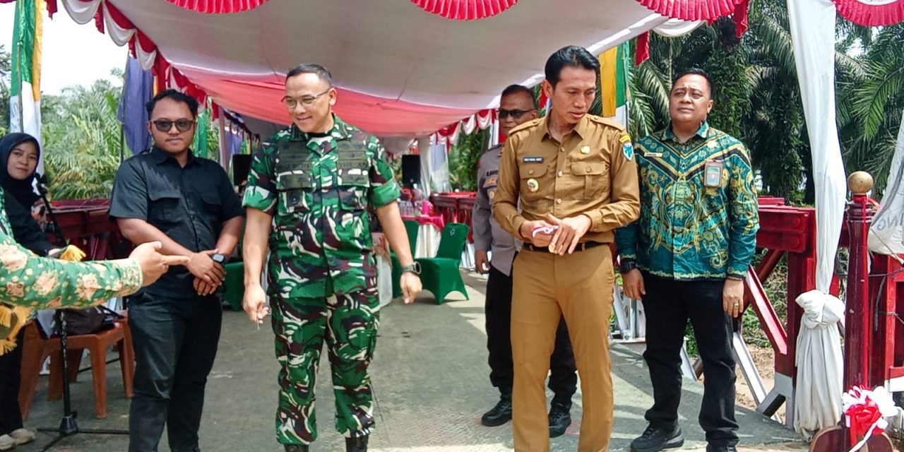 Dandim 0415/Jambi Dampingi Bupati Batang Hari Resmikan Jembatan Bailey, Perkuat Akses dan Perekonomian Warga