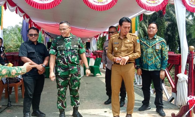 Dandim 0415/Jambi Dampingi Bupati Batang Hari Resmikan Jembatan Bailey, Perkuat Akses dan Perekonomian Warga