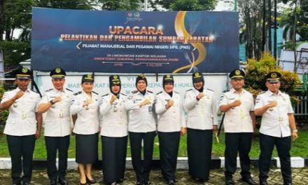 Kalapas Perempuan Kelas IIB Jambi Sampaikan Ucapan Selamat Atas Pelantikan Dan Amanah Jabatan Baru