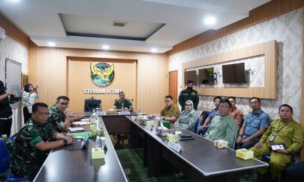 Aster Kasdam II/Swj Ikuti Rakornis TMMD ke-129 Tahun 2026 Secara Vicon Dipimpin Waaster Kasad