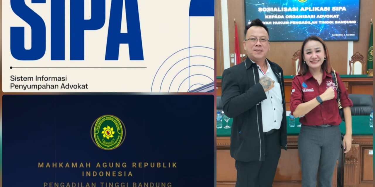 FERADI WPI Ikuti Sosialisasi SIPA Di Pengadilan Tinggi Bandung, Dukung Digitalisasi Penyumpahan Advokat