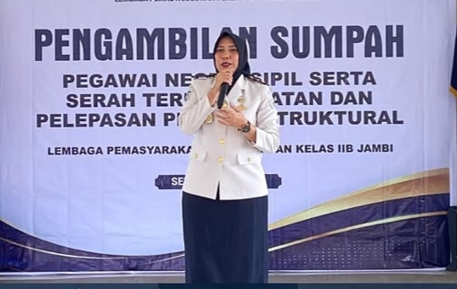 Lapas Perempuan Kelas IIB Jambi Lepas Pegawai yang Promosi Menjadi Kasubsi Keperawatan LPKA Muara Bulian