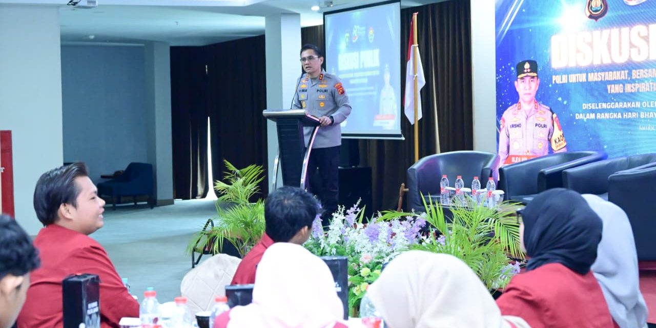 Polda Jambi Perkuat Sinergi Dengan Media Lewat Diskusi Publik Bangun Citra Polri Di Era Digital
