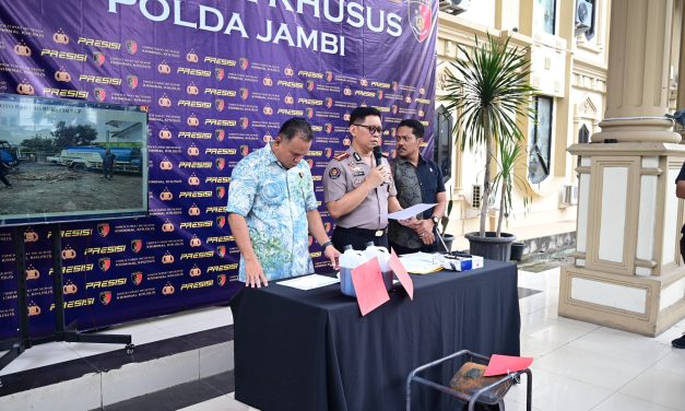 Polda Jambi Ungkap Peredaran BBM Ilegal, Sita 6.163 Liter Solar Olahan Dan Tetapkan Satu Tersangka