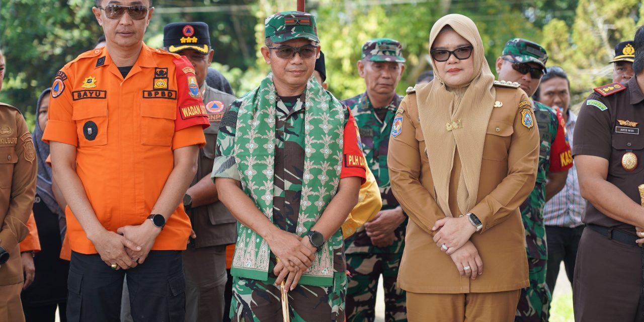 Danrem 042/Gapu Perkuat Sinergi Dengan Bupati Tanjab Timur, Antisipasi Karhutla Sejak Dini