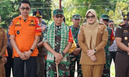 Danrem 042/Gapu Perkuat Sinergi Dengan Bupati Tanjab Timur, Antisipasi Karhutla Sejak Dini