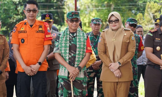 Danrem 042/Gapu Perkuat Sinergi Dengan Bupati Tanjab Timur, Antisipasi Karhutla Sejak Dini