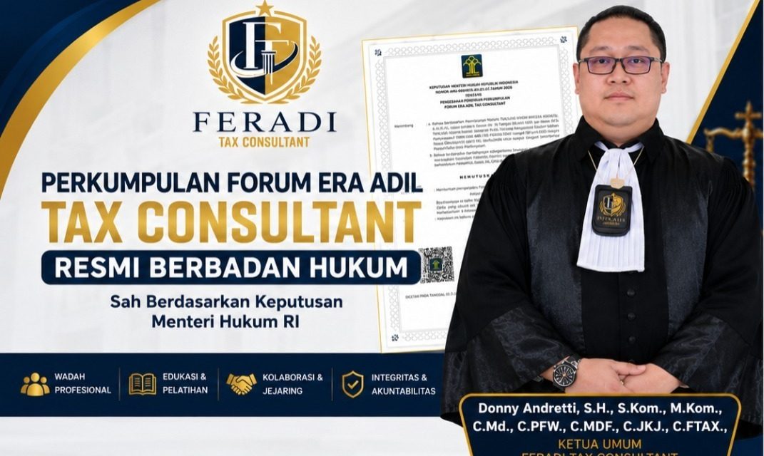 Feradi Tax Consultant Resmi Berbadan Hukum, Siap Perkuat Literasi Dan Profesionalisme Perpajakan Nasional