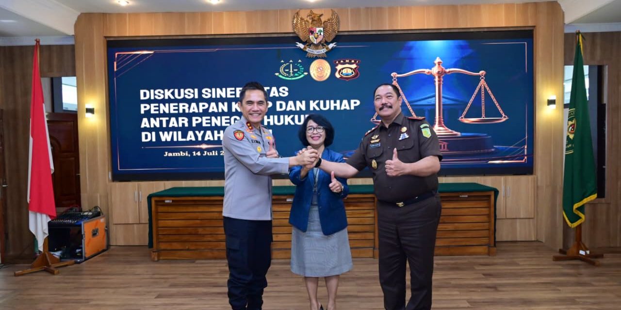 Sinergi Penegak Hukum Di Jambi Perkuat Implementasi KUHP Dan KUHAP, Bahas Geng Motor Hingga PETI