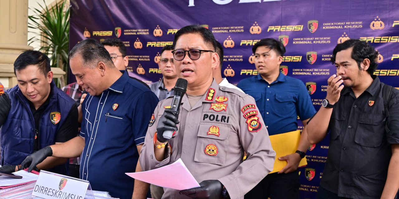 Ditreskrimsus Polda Jambi Ungkap Pembobolan Bank Jambi Rp144,82 Miliar, Tiga Tersangka Diamankan