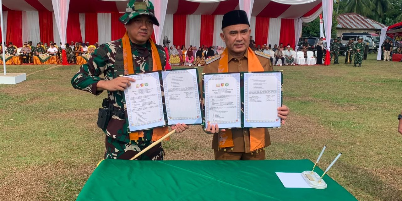 TMMD Ke-129 Resmi Dimulai, TNI dan Pemkab Bungo Percepat Pembangunan Desa