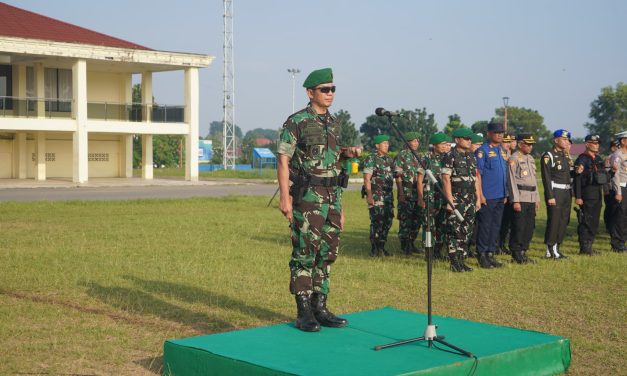 Danrem 042/Gapu Pimpin Apel Gelar Pasukan Pengamanan VVIP Kunker Wapres RI di Jambi