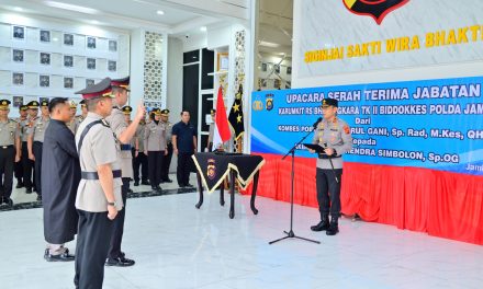 Kapolda Jambi Pimpin Sertijab Karumkit RS Bhayangkara, Perkuat Pelayanan Kesehatan Presisi