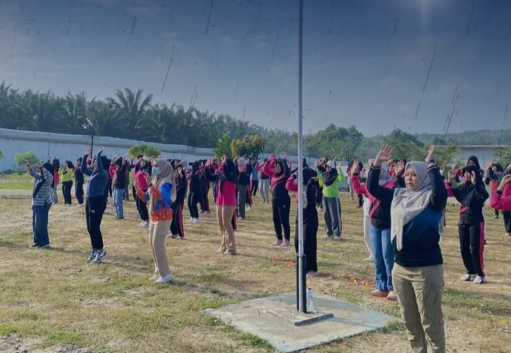 Jaga Kebugaran Dan Perkuat Kebersamaan, Lapas Perempuan Kelas IIB Jambi Gelar Senam Sabtu Pagi