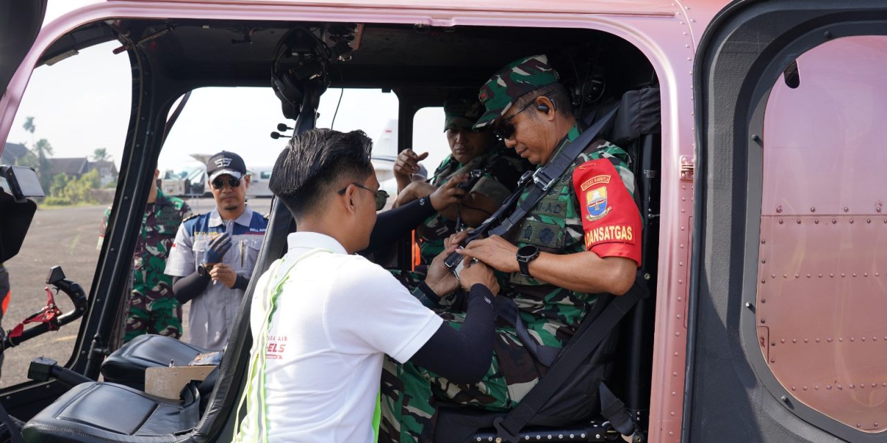 Danrem 042/Gapu Sisir Wilayah Rawan Karhutla dari Udara, Perkuat Langkah Pencegahan