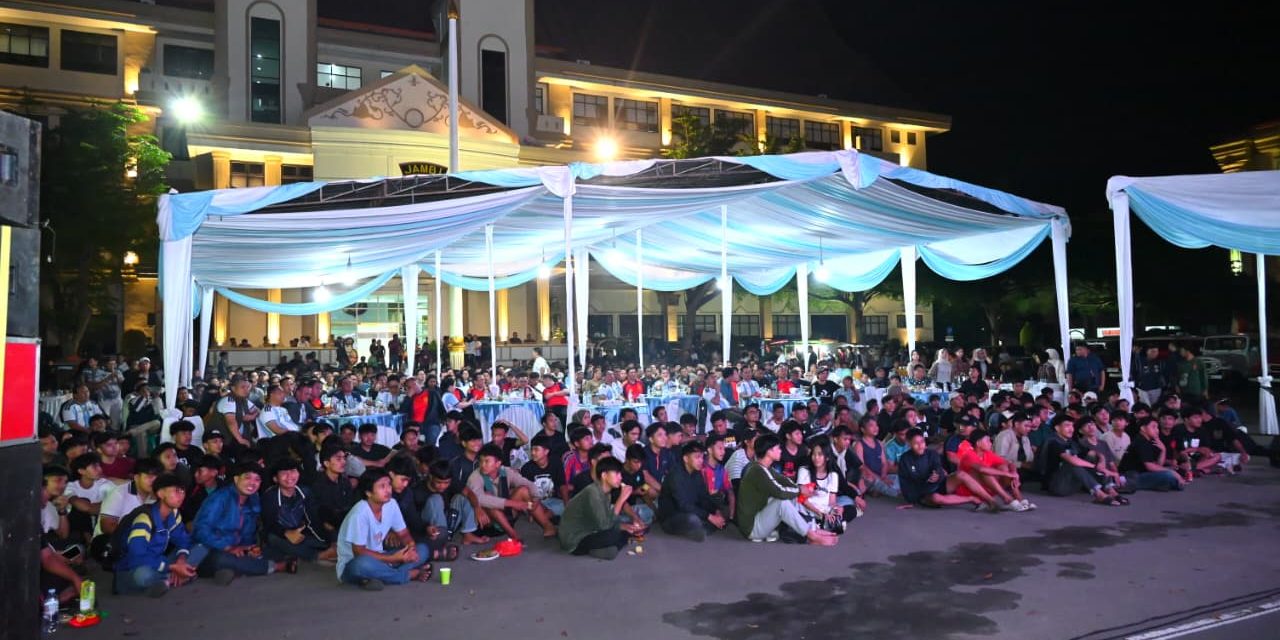 Ribuan Masyarakat Padati Mapolda Jambi, Nobar Final Piala Dunia 2026 Berlangsung Aman dan Meriah