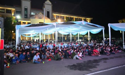 Ribuan Masyarakat Padati Mapolda Jambi, Nobar Final Piala Dunia 2026 Berlangsung Aman dan Meriah