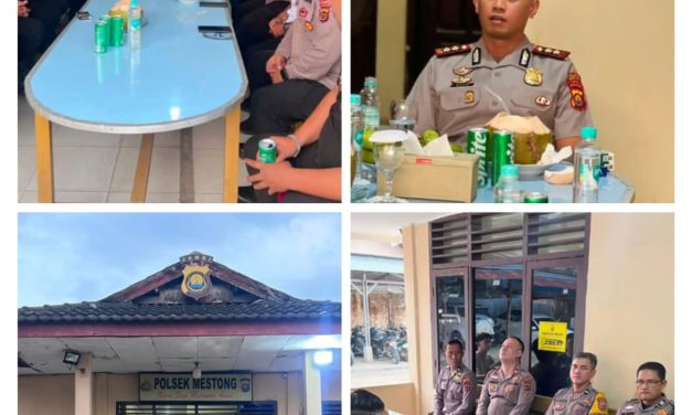 Kunjungi Polsek Mestong, Kapolres Muaro Jambi Tekankan Disiplin Dan Profesionalisme Personel