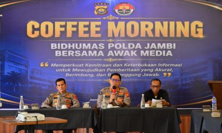 Bidhumas Polda Jambi Gelar Coffee Morning, Perkuat Sinergitas Bersama Insan Pers