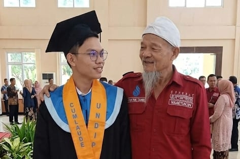 Ketum FERADI WPI Ucapkan Selamat kepada Dharma Satya Aryana atas Raihan Gelar Sarjana Biologi dari Undip