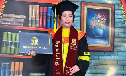 Ketua Umum FERADI WPI Ucapkan Selamat kepada Brigitta Ira Lingga atas Raihan Gelar Sarjana Hukum Universitas Terbuka