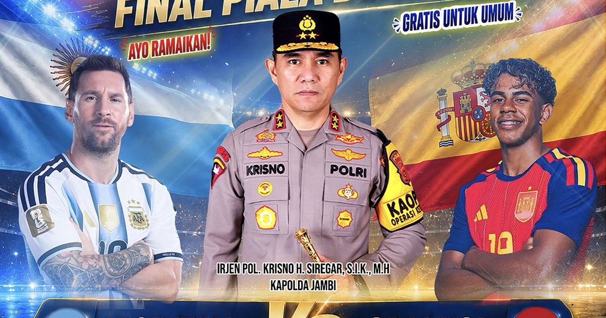 Polda Jambi Gelar Nobar Final Piala Dunia 2026, Ajak Masyarakat Perkuat Kebersamaan Lewat Sportivitas