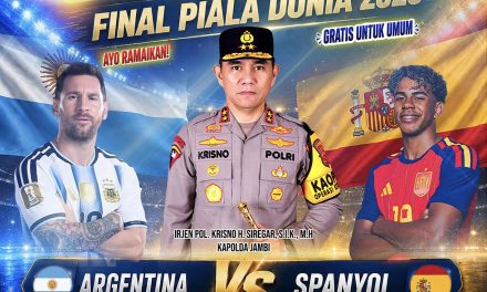 Polda Jambi Gelar Nobar Final Piala Dunia 2026, Ajak Masyarakat Perkuat Kebersamaan Lewat Sportivitas