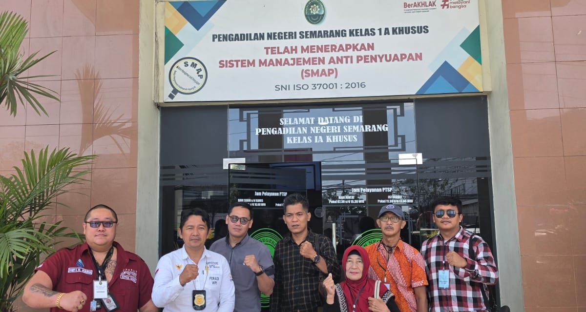 Sidang Perdata Di PN Semarang Masuki Tahap Mediasi, Firma Hukum Subur Jaya Dan FERADI WPI Kedepankan Penyelesaian Berkeadilan