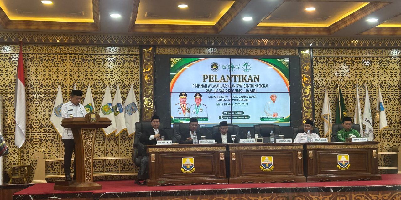 Gubernur Al Haris Hadiri Pelantikan PW JKSN Jambi, Soroti Ancaman Judi Online Dan Narkoba Bagi Generasi Muda