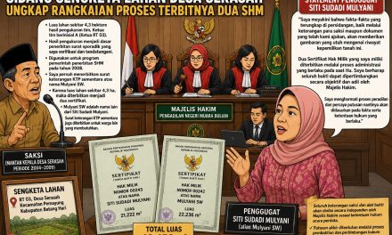 Sidang Sengketa Lahan Desa Serasah Ungkap Rangkaian Proses Terbitnya Dua Sertifikat Hak Milik