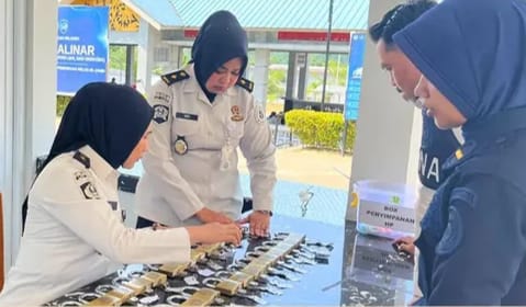Perkuat Deteksi Dini, Lapas Perempuan Kelas IIB Jambi Rutin Lakukan Rolling Gembok dan Kunci Kamar Hunian
