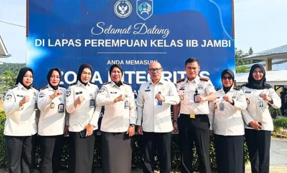 Sambut Hangat, Lapas Perempuan Jambi Terima Kunjungan Inspektur Wilayah IV Inspektorat Jenderal Pemasyarakatan