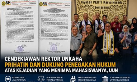 Rektor UNKAHA Prihatin dan Dukung Penegakan Hukum atas Dugaan Kekerasan yang Menimpa Mahasiswanya