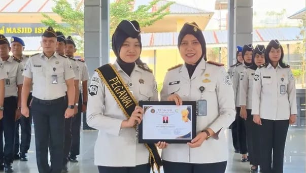 Lapas Perempuan Kelas IIB Jambi Beri Penghargaan Pegawai Teladan, Dorong Budaya Kerja Berintegritas