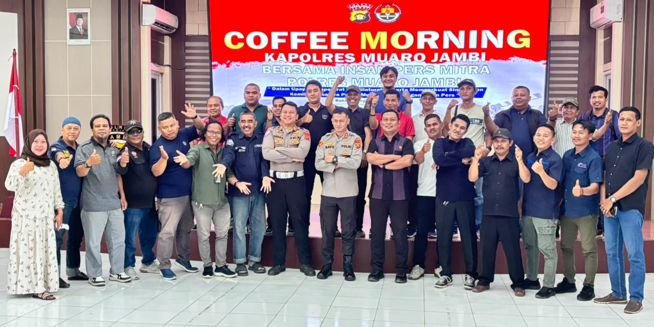 Kapolres Muaro Jambi Gelar Coffee Morning Bersama Insan Pers, Perkuat Sinergi dan Kemitraan