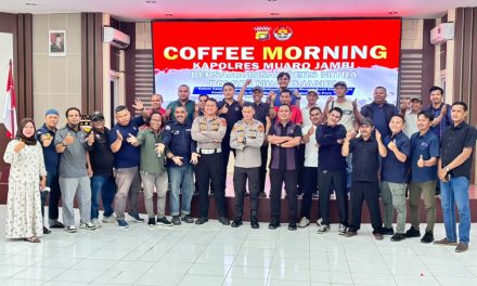 Kapolres Muaro Jambi Gelar Coffee Morning Bersama Insan Pers, Perkuat Sinergi dan Kemitraan