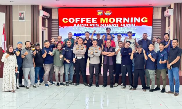 Kapolres Muaro Jambi Gelar Coffee Morning Bersama Insan Pers, Perkuat Sinergi dan Kemitraan