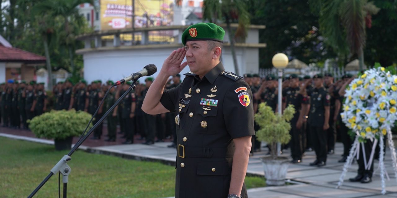 Kasrem 042/Gapu Pimpin Ziarah Rombongan Peringati HUT Ke-1 Kodam XX/Tuanku Imam Bonjol