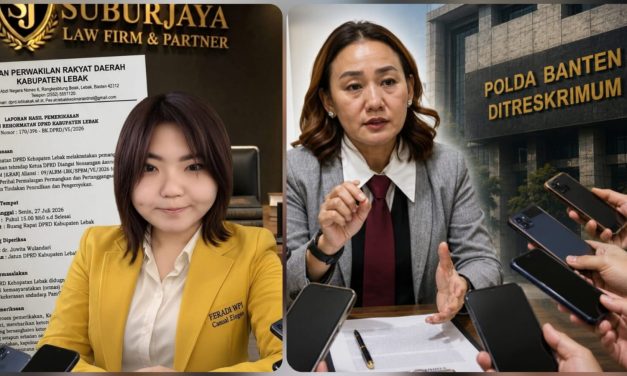 Tim Advokasi FERADI WPI Tegaskan LHP BK DPRD Lebak Tidak Menghentikan Penyidikan Perkara Fam Fuk Tjhong