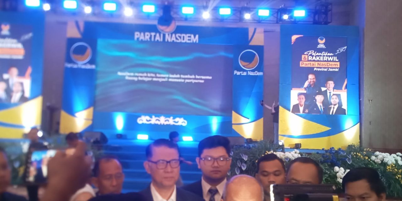 Syarif Fasha Nahkodai Nasdem Jambi, Target Kursi DPRD Dan DPR RI Dipatok Naik Pada 2029