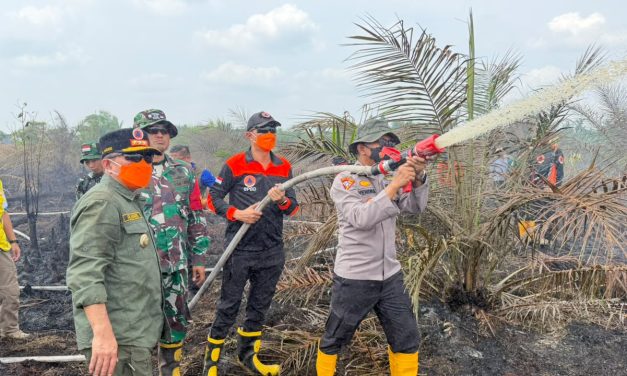 Kapolda Jambi Pastikan Penanganan Karhutla Sungai Gelam Terus Dilakukan