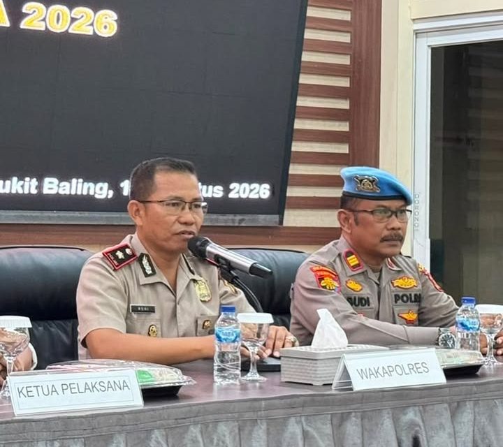 Waka Polres Muaro Jambi Hadiri Pembinaan Etika Profesi Untuk Cegah Pelanggaran Personel
